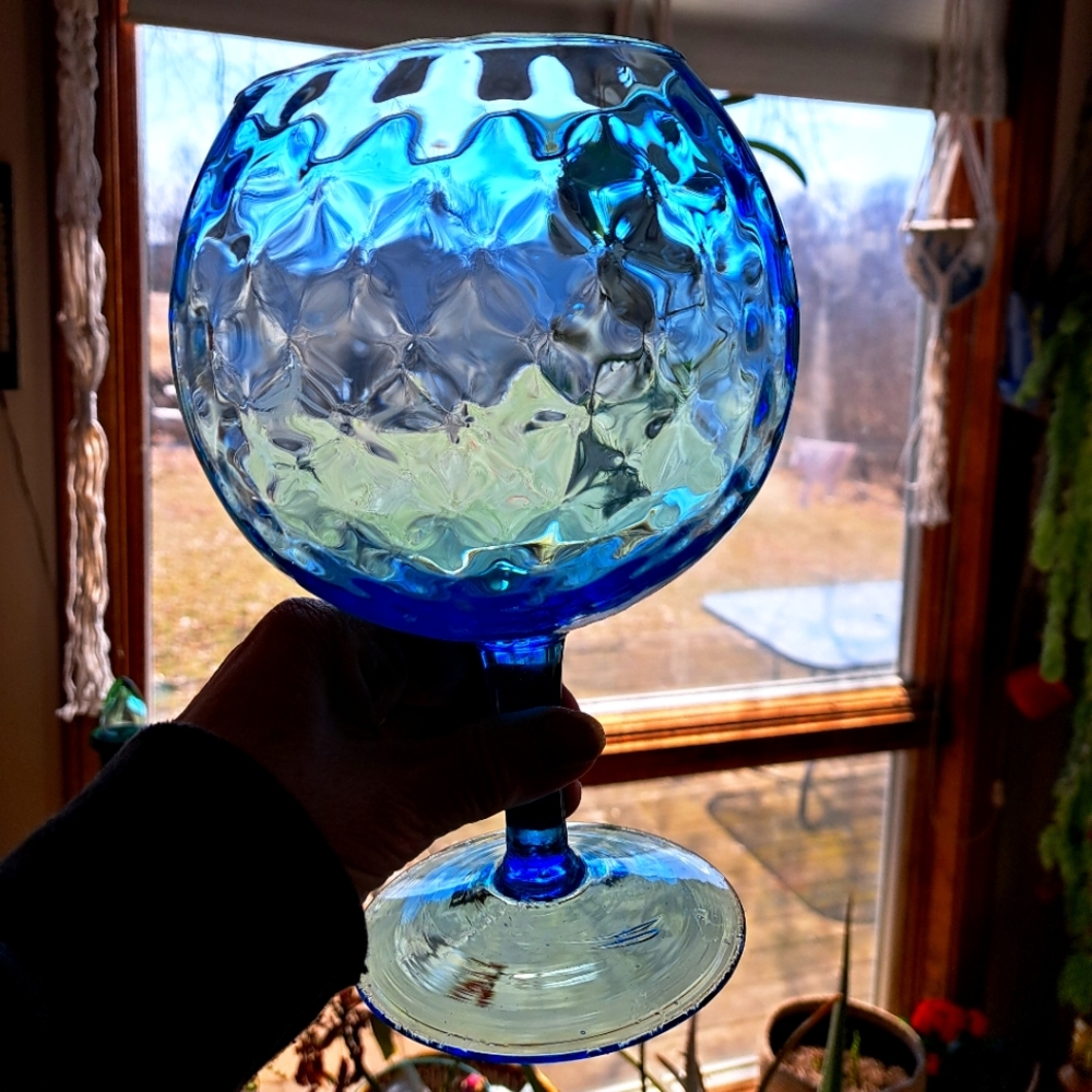 Vintage Optic Empoli snifter